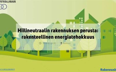 Hiilineutraalin rakennuksen perusta: rakenteellinen energiatehokkuus